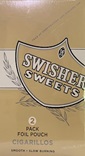 SWISHER SWEETS 2 PACK FOIL POUCH CIGARILLOS CREAM 
